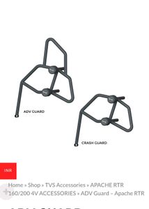 Crash Guard /ADV for Tvs Apache RTR 200 4V /160
