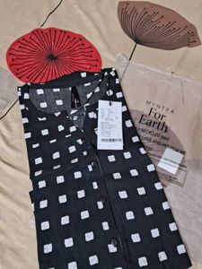 Sztori Plus Size Geometric Print Shirt Style Top