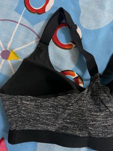 Victoria Sport Gray Sports Bra