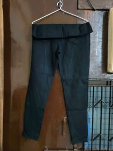 Black Panel Jeggings