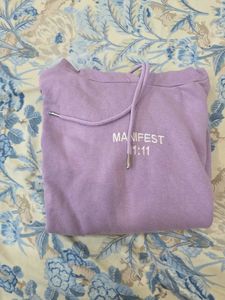 Lavender Hoodie Sweatshirt