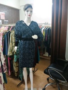 Stylish Winter Patterned Dress