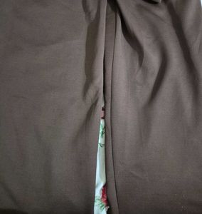 Brown Wide-Leg Trousers