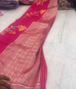 Pure Dola Floral Saree