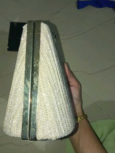 Elegant Silver Clutch