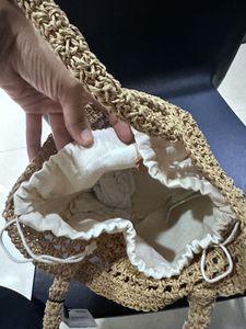 MNG Woven Handbag