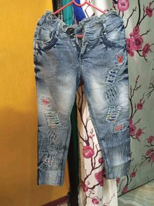 Jeans Shirt And Balejar Cotton Partywear Dress