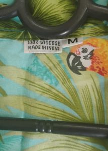 Tropical Parrot Print Shirt