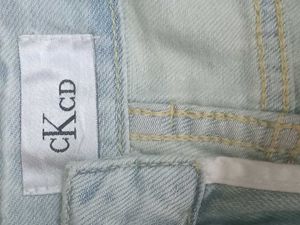Light Wash Ripped Wide Leg Jeans