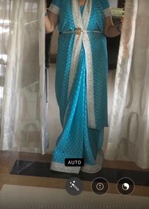 Elegant Blue Saree