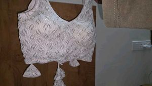 White Embroidered Blouse