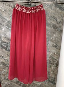 Red Embroidered dress