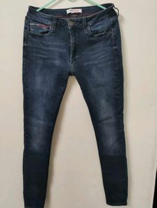 Combo Of Tommy Hilfiger Jeans And Knitted Top