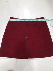 Maroon Skirt
