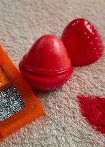 Combo Of Glitter Palette And Lipbalm