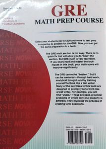 GRE Math Prep Course - Nova's