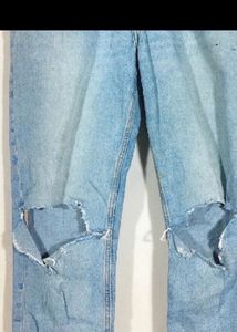 H&amp;M BRANDED RIPPED JEANS