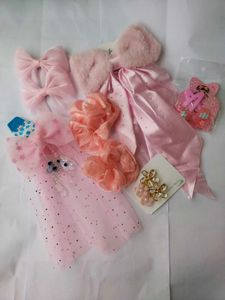 Pink Hair Accessory Set