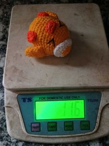 Crochet Chicken Keychain
