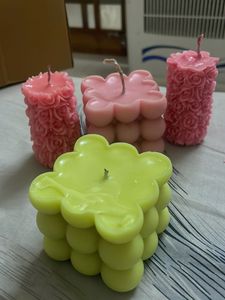 Unique Decorative Bubble &amp; Floral Candles