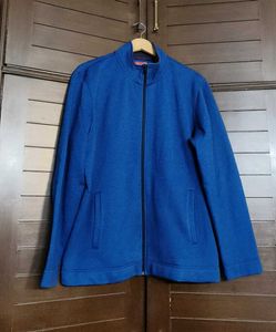 Blue Zip-Up Jacket