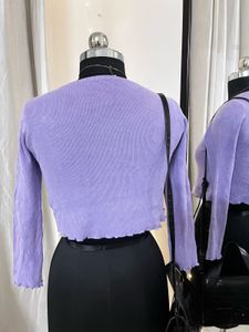 Lavender Ribbed Top