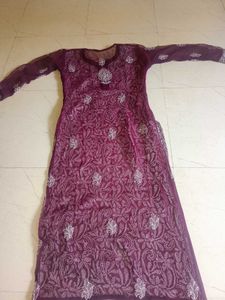 Elegant Purple Kurta