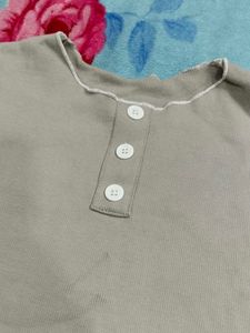 Cute Beige Short Top