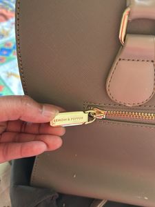 Lemon And Pepper Authentic Handbag