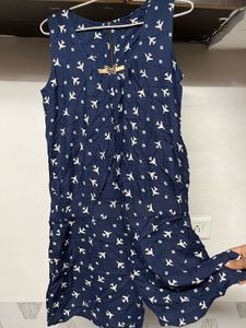 Cute Airplane Print Dress 🥰🥰