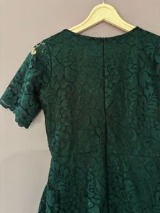 👗 Green Formal Dress