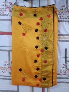 Elegant Yellow Saree