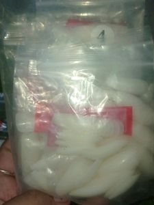 500pecs almond type full cover nail