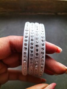 White Bangle Set
