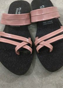 Pink Strap Sandals - Size 7