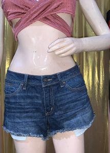 Denim Mini Shorts 25aug44