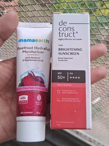 combo  4 prod moisturizer sunscreen perfume liptin