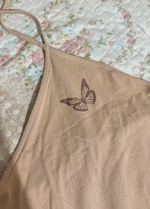 bodycon nude dress H&amp;M