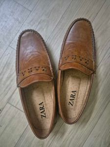 Zara Brown Loafers