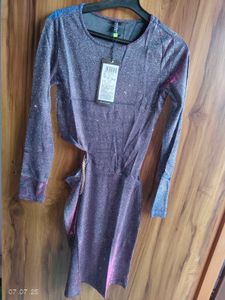 Shimmering Cutout Party Dress