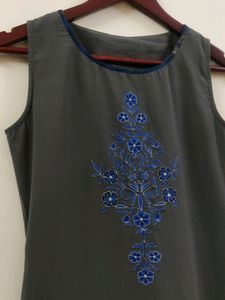 Cutsleeves Embroidered Kurta