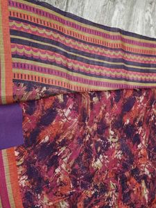 Cotton Digital Print Saree