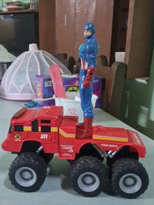 Combo Captain America And Firetruck