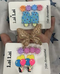 Combo Of 9 Hair Accessories