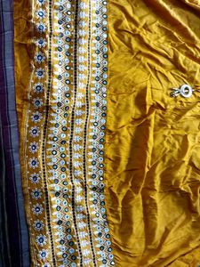 Embroidered Yellow Dress
