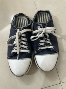Denim Canvas Sneakers