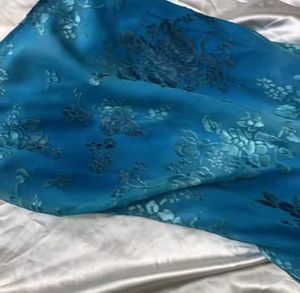 Blue Floral Maxi Dress
