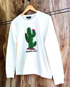 Cactus Graphic Sweatshirt size-38