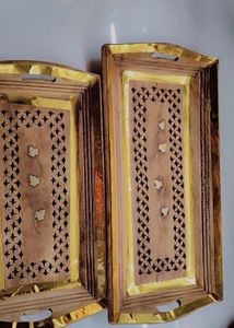 Wooden Serving Trays (Set of 2)