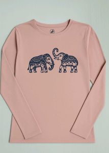 Elephant Graphic Long Sleeve Tee